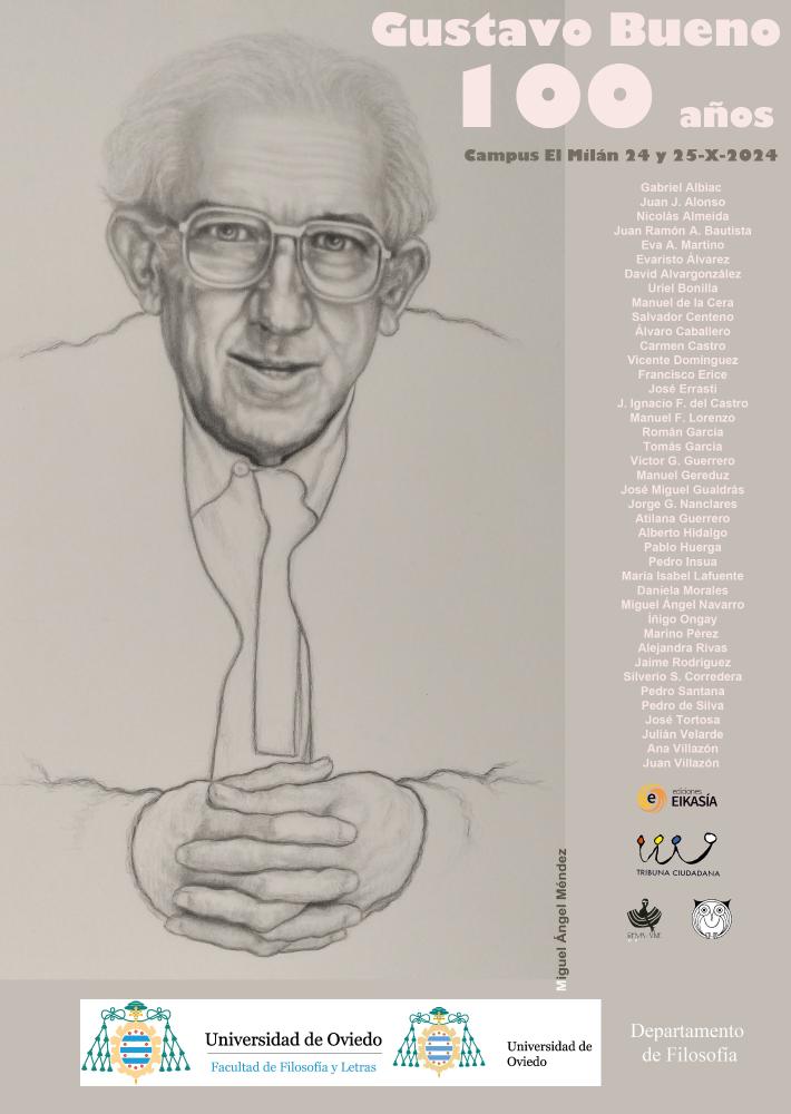 Imagen Programa definitivo de las Jornadas de Homenaje a Gustavo Bueno en el 100 aniversario de su nacimiento